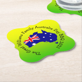 Name Year Australia Day BBQの追加 ペーパーコースター