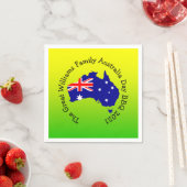 Name Year Australia Day BBQカクテルの追加 スタンダードカクテルナプキン (インサイチュ)