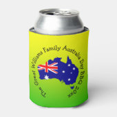 Name Year Australia Day BBQ Stubby Holderの追加 缶クーラー (缶正面)