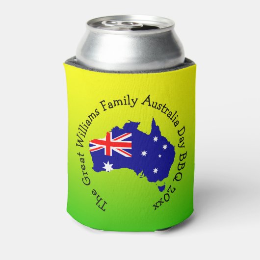 Name Year Australia Day BBQ Stubby Holderの追加 缶クーラー (缶裏面)