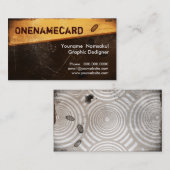 namecard-008/グランジで古い紙 名刺 (正面/裏面)