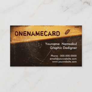 namecard-008/グランジで古い紙 名刺