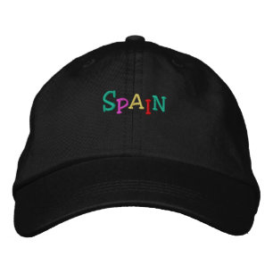 Namedrop Nation_Spain数々の-colored 刺繍入りキャップ