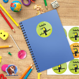 Namensetiketten - Tucan Aquarell | wasserfest  ラベル