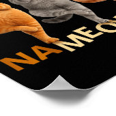 Nameowste Yoga Cat  ポスター (角)