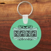 Nameplate Nana T-shirts and Gifts キーホルダー (正面)