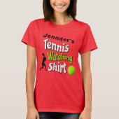[NAME'S] テニス観戦Tシャツ Tシャツ (正面)