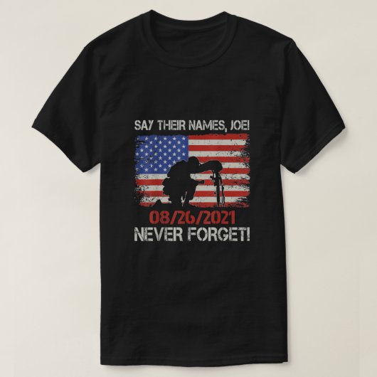 Names Of Fallen Soldiers 13 Heroes Tシャツ (デザイン正面)