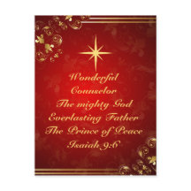 Names of God Bible Verse Isaiah 9:6，クリスマス