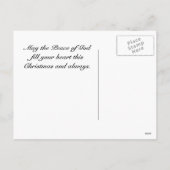 Names of God Bible Verse Isaiah 9:6,クリスマス シーズンポストカード (裏面)