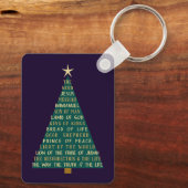 Names of Jesus Christmas Tree キーホルダー (裏面)