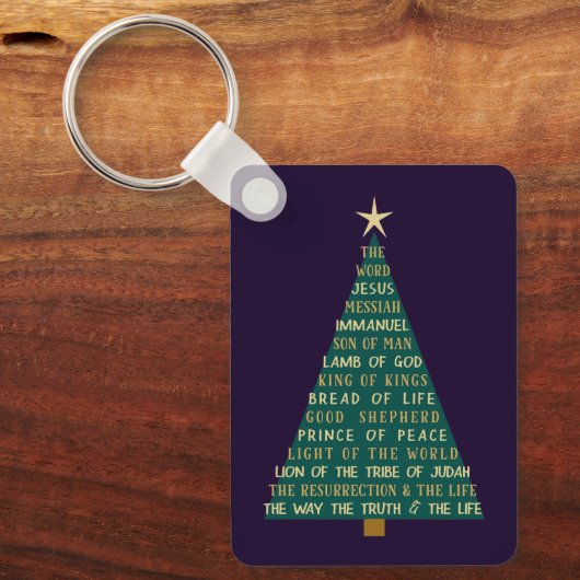 Names of Jesus Christmas Tree キーホルダー (正面)