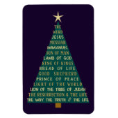 Names of Jesus Christmas Tree マグネット (縦)
