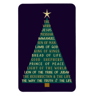 Names of Jesus Christmas Tree マグネット