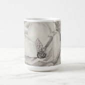 namesake magnolia，花，布，綿，手 コーヒーマグカップ (中央)