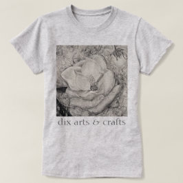 namesake magnolia，花，布，綿，手 tシャツ