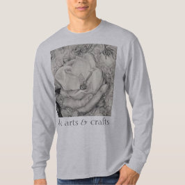 namesake magnolia，花，布，綿，手 tシャツ