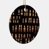 Namesteの蝋燭の装飾2sideはオーナメントを印刷しました セラミックオーナメント (右)