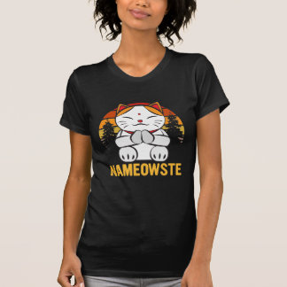 Namewste おもしろい - Yoga Cats lovers - Meditation Lo Tシャツ