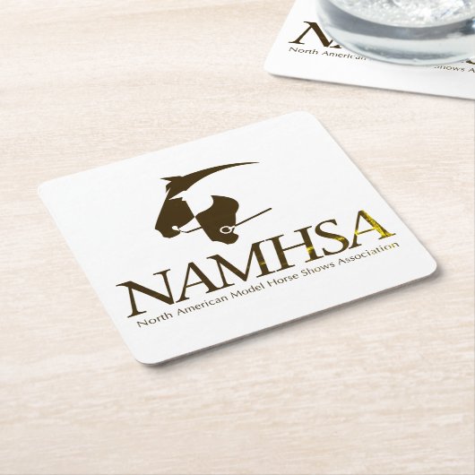NAMHSAコースター スクエアペーパーコースター (アングル)