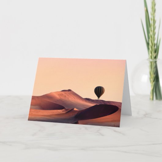 Namib-Naukluftの国立公園のナミビアの砂丘 カード (正面)