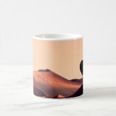 Namib-Naukluftの国立公園のナミビアの砂丘 コーヒーマグカップ (中央)
