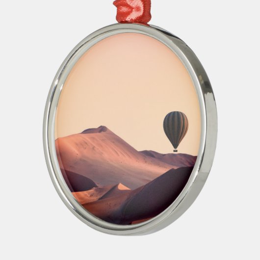 Namib-Naukluftの国立公園のナミビアの砂丘 メタルオーナメント (左)