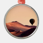 Namib-Naukluftの国立公園のナミビアの砂丘 メタルオーナメント (正面)