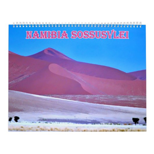 namibia sossusvlei Calendar カレンダー (カバー)