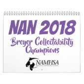 NAN 2018 Breyer Collectibility Championsカレンダー カレンダー (カバー)