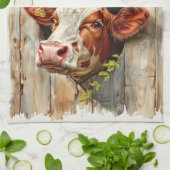 Nan & Pop's Farmhouse Cute Country Farm キッチンタオル (折り畳み)