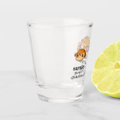 Nanaおばあちゃんに行く前とおもしろい後 ショットグラス (左)