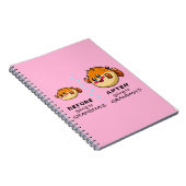 Nanaおばあちゃんに行く前とおもしろい後 ノートブック (右側)