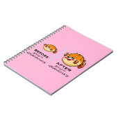 Nanaおばあちゃんに行く前とおもしろい後 ノートブック (左側)