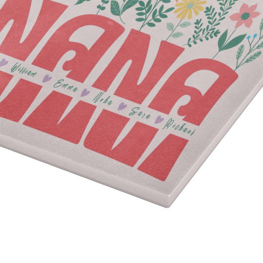 NANAおばあちゃん祖母おばあちゃんカスタマイズ-it カッティングボード (角)