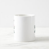 Nanaとお祝いする年のバラの誕生花 コーヒーマグカップ (中央)