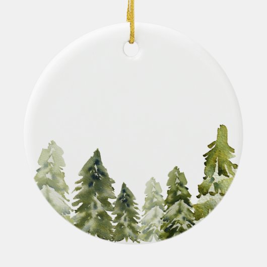 NanaとPapa祖父母としての初めてのクリスマス セラミックオーナメント (裏面)