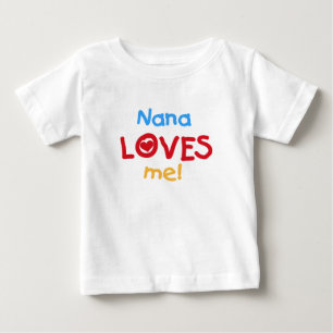 NanaはTシャツとギフトが大好き ベビーTシャツ