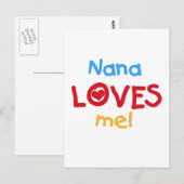NanaはTシャツとギフトが大好き ポストカード (正面/裏面)