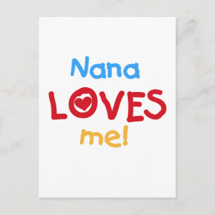 NanaはTシャツとギフトが大好き ポストカード