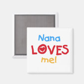 NanaはTシャツとギフトが大好き マグネット (正面/裏面)