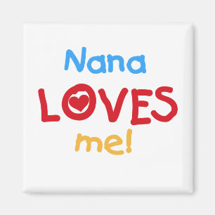 NanaはTシャツとギフトが大好き マグネット