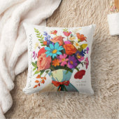 NANAカスタムフローラ鮮やかフォトマザーズ クッション (ブランケット)