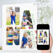 NANAフォトレター切り出し誕生日 カード