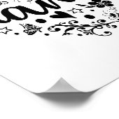 Nanaポスター、Nanaハート、Nanaポスター、おばあちゃん ポスター (角)