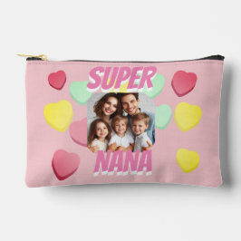 Nana写真すごいカラフルハート |母の日 アクセサリーポーチ