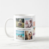 Nana孫8パーソナライズされたフォトコラージュ コーヒーマグカップ (左)