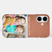 Nana最高の Ever Grandkids写真Copper Case-Mate iPhoneケース (裏面 (横))