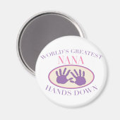 Nana最高の Hands Down Tシャツ マグネット (正面/裏面)