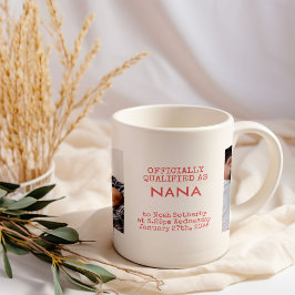Nana 2 オリジナル赤ちゃんの写真と出生データ コーヒーマグカップ